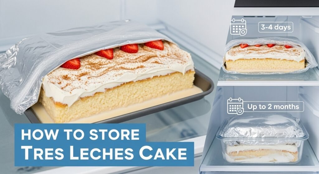 How to Store Tres Leches Cake