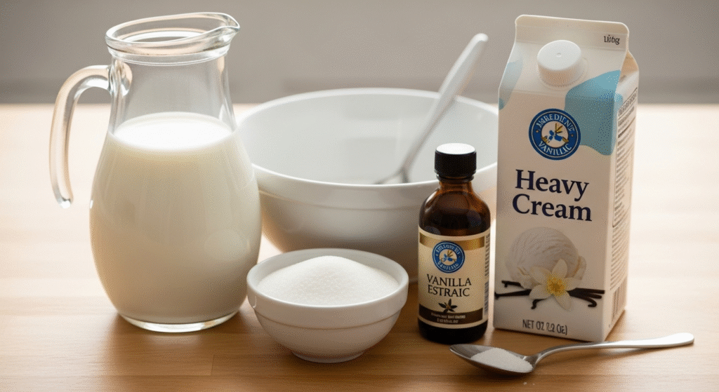 Creamy Vanilla Ice Cream for Cuisinart Maker in 30 Minutes