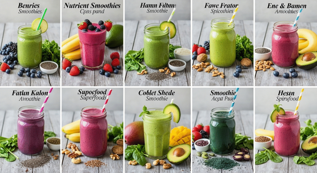10 Nutrient‑Packed Smoothie Recipes