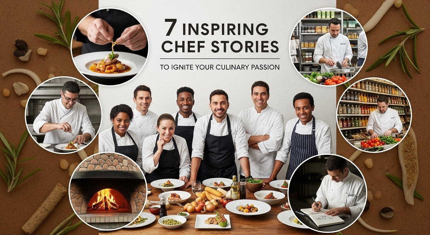 7 Inspiring Chef Stories to Ignite Your Culinary Passion