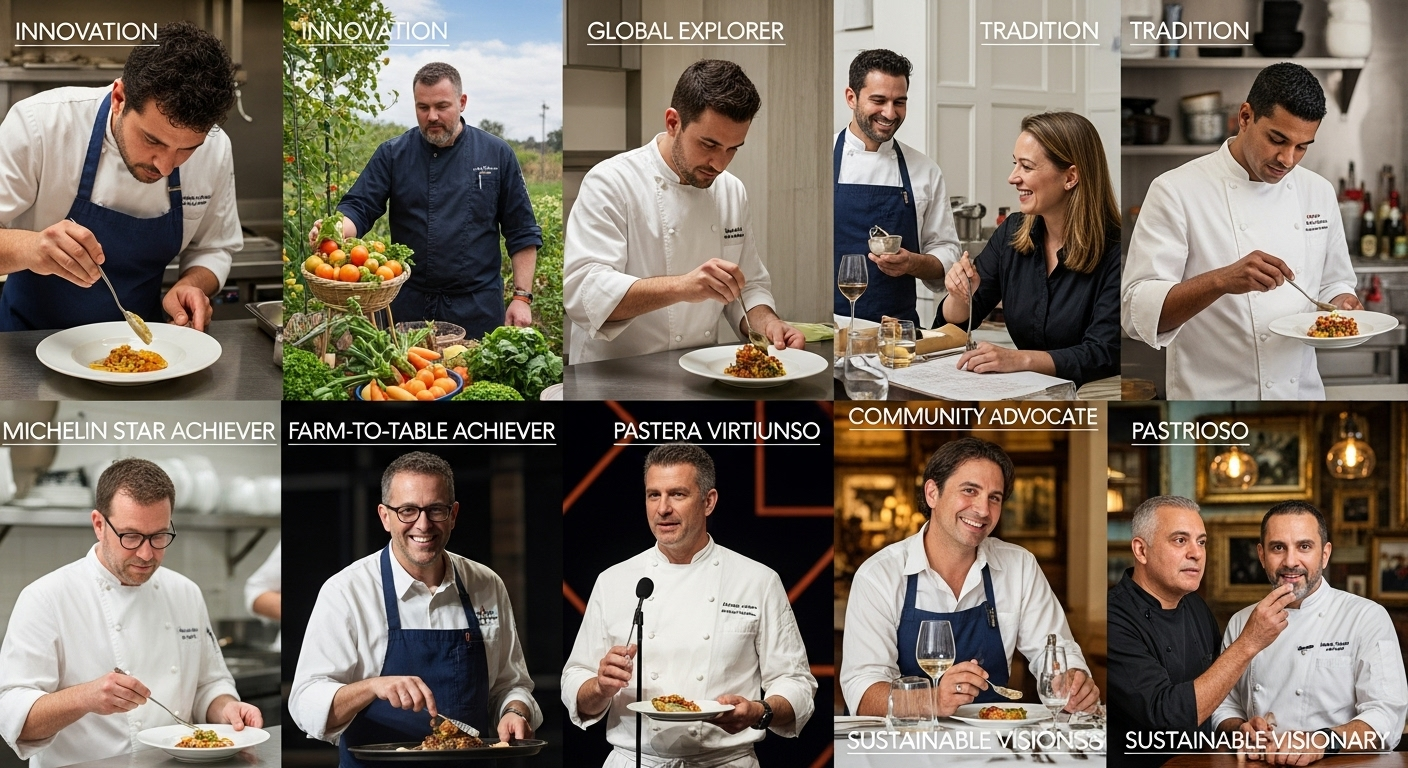 Eight World‑Renowned Chefs & Their Remarkable Journeys