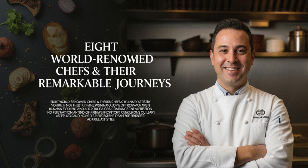Eight World‑Renowned Chefs & Their Remarkable Journeys