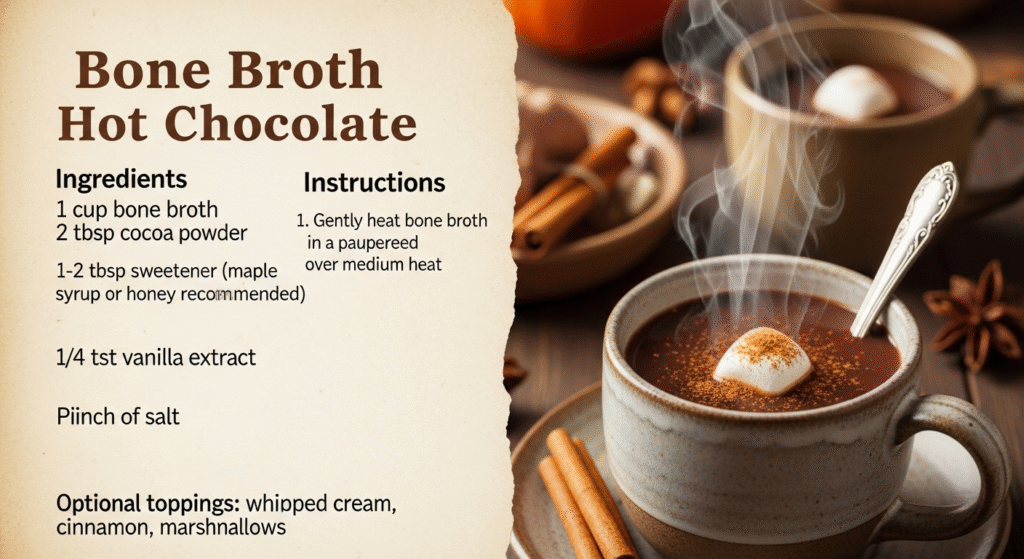 Bone Broth Hot Chocolate Recipe