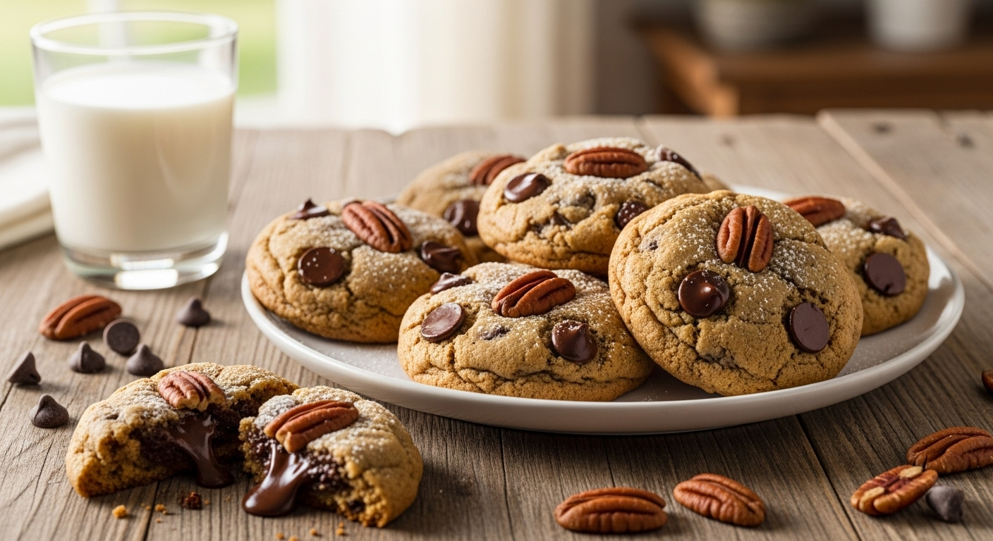 Chewy Chocolate Chip Pecan Cookies