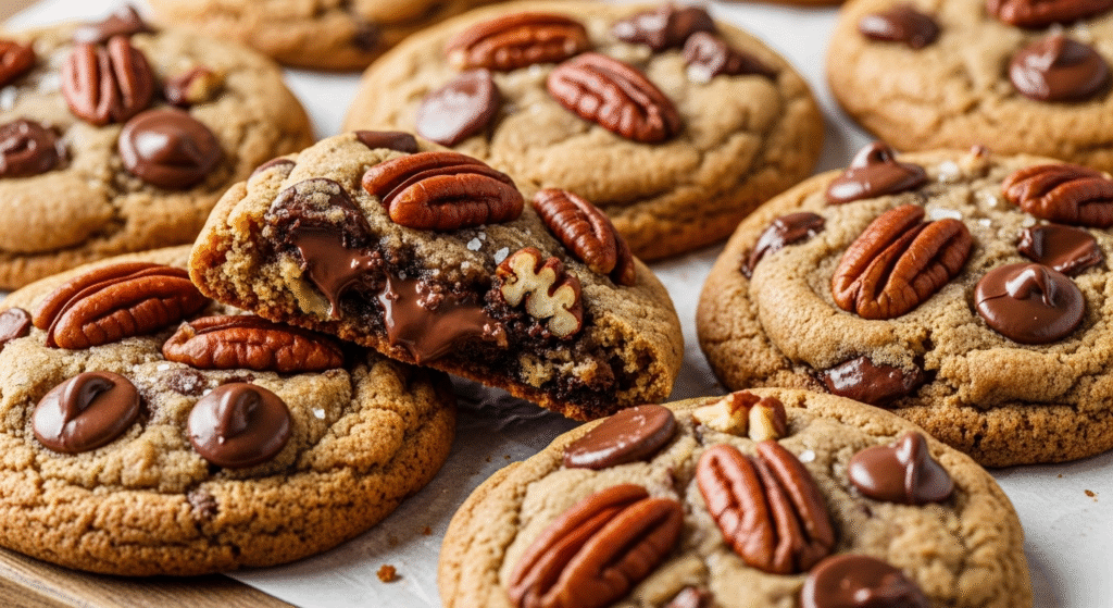 Chewy Chocolate Chip Pecan Cookies