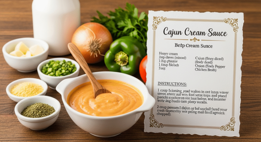 Cajun Cream Sauce Recipe