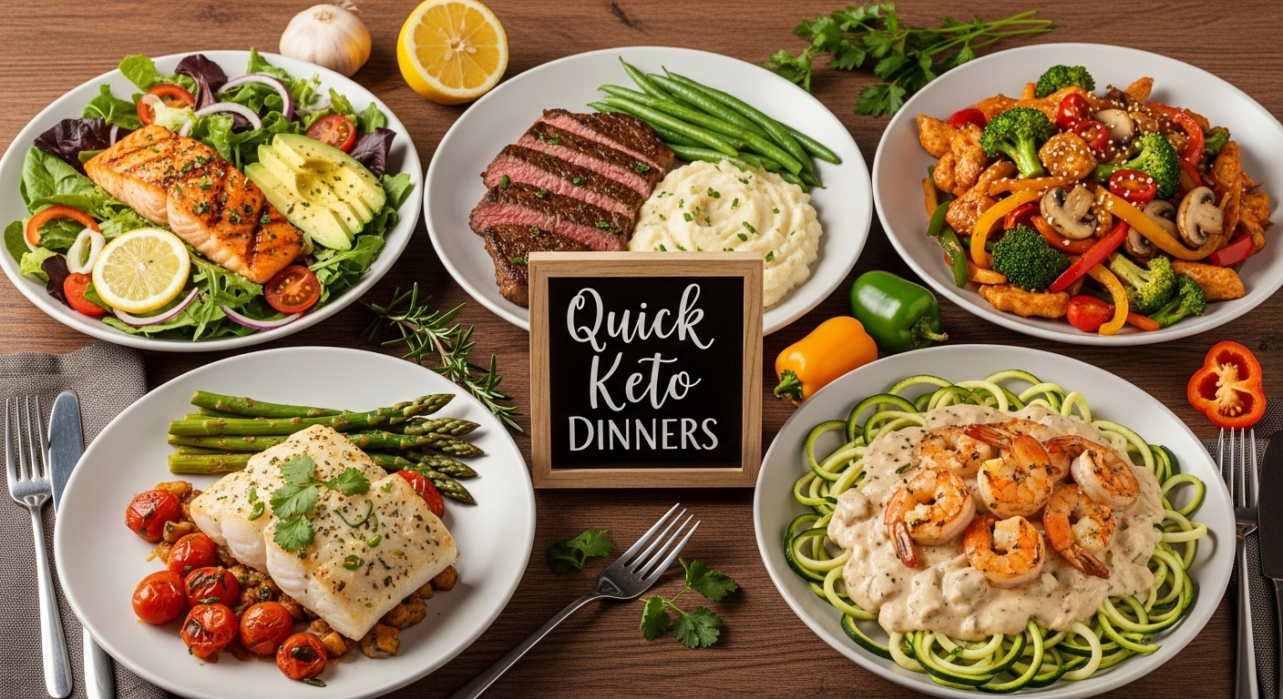 10 Quick Keto Dinners