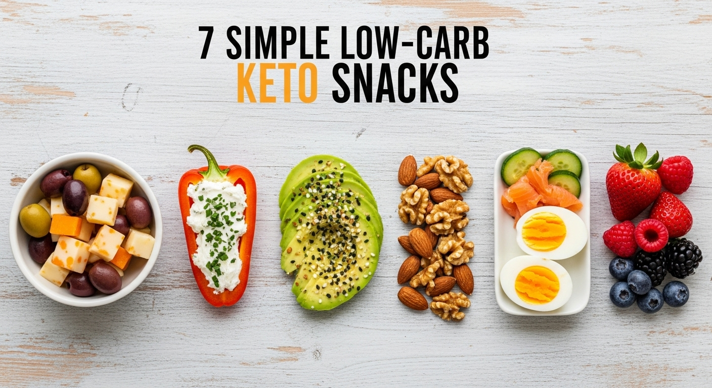7 Simple Low-Carb Keto Snacks