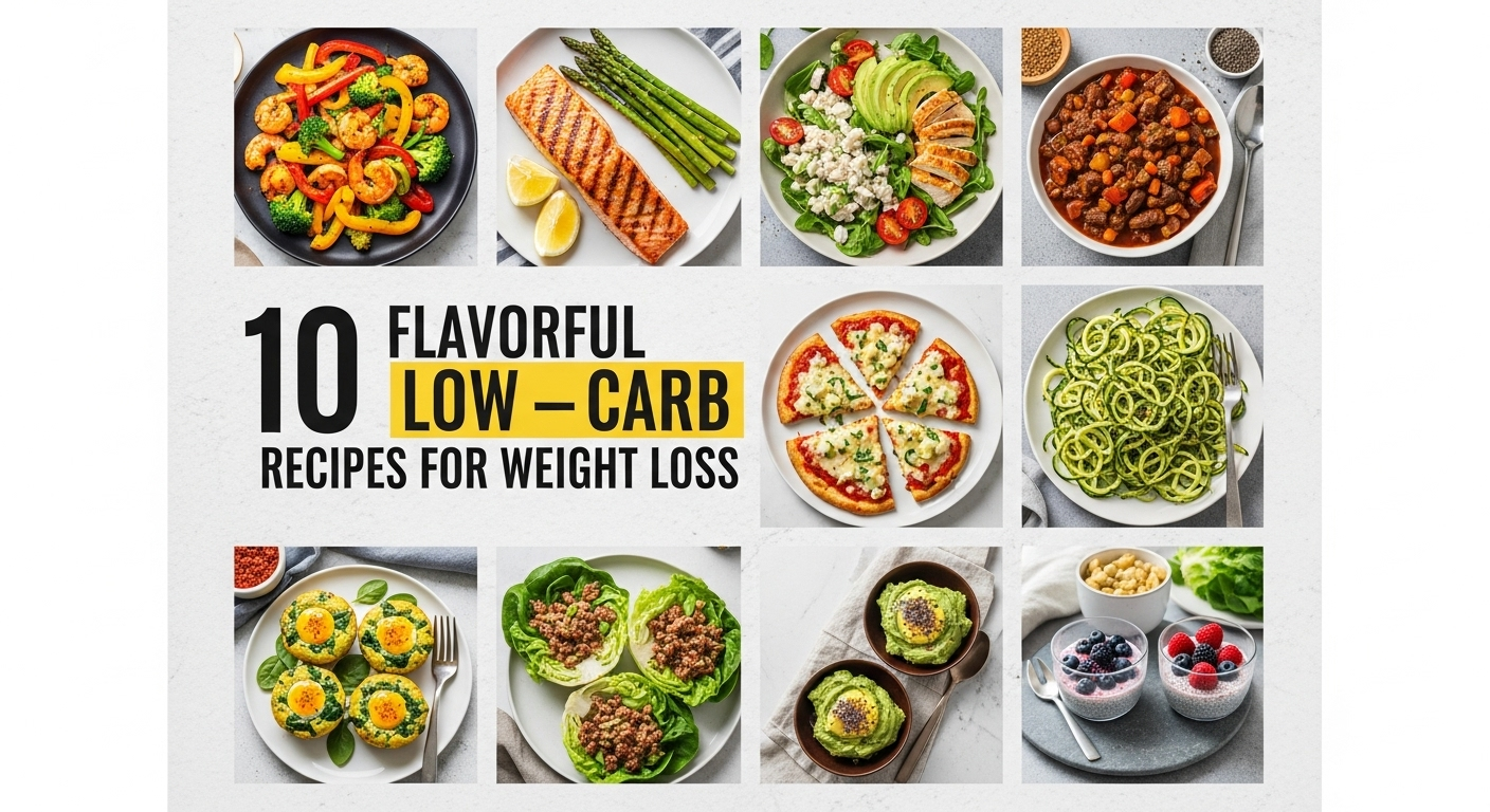 10 Flavorful Low-Carb Recipes for Weight Loss