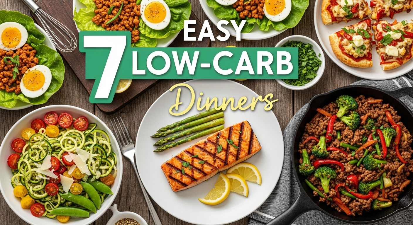 7 Easy Low-Carb Dinners