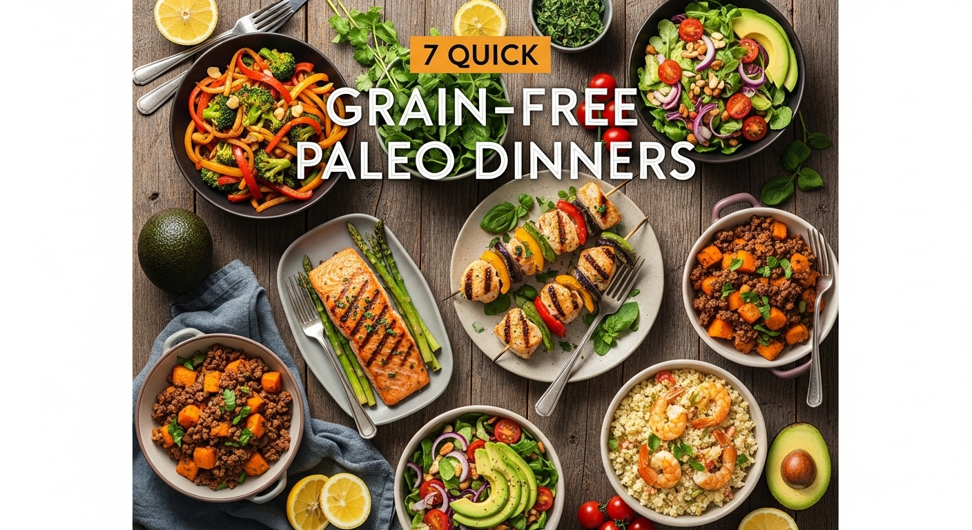 7 Quick Grain-Free Paleo Dinners