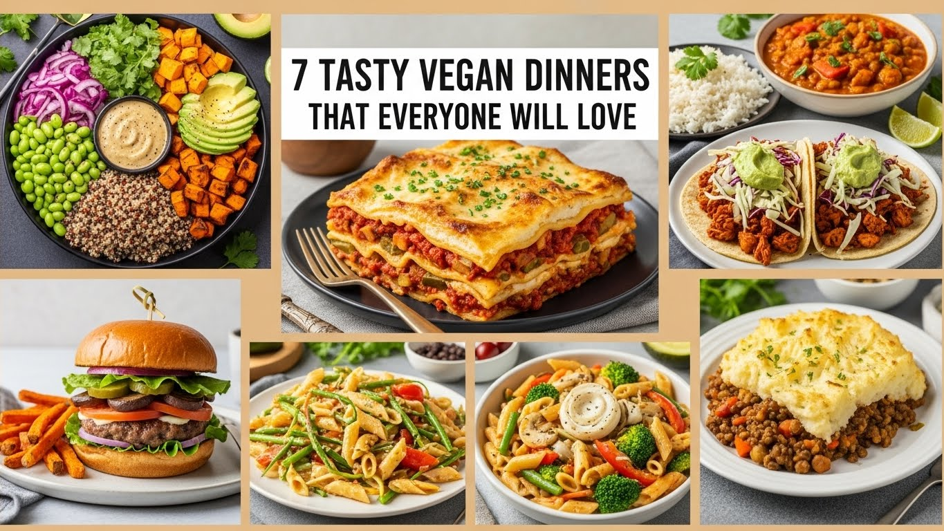 7 Tasty Vegan Dinners That Everyone Will Love