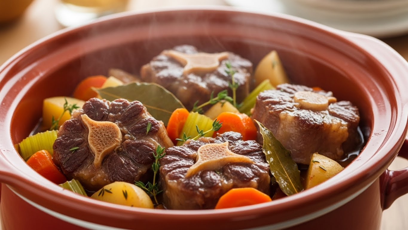 Fall-Off-The-Bone Oxtail in Slow Cooker
