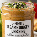 5-Minute Sesame Ginger Dressing