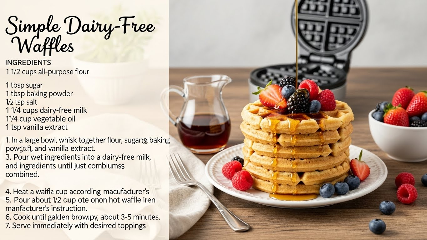 Simple Dairy-Free Waffle Recipe