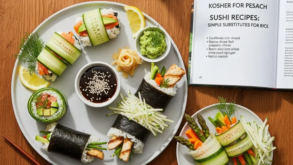 Kosher for Pesach Sushi Recipes