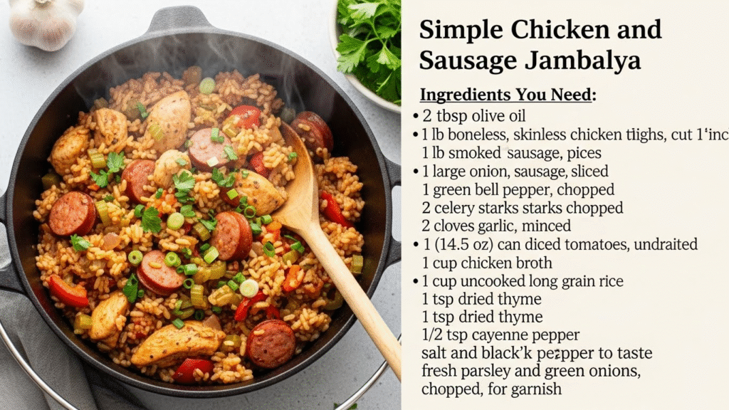 Ingredients You Need